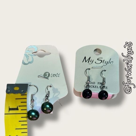 Bundle Sale 3 for $15 | Earring Set – Two Pairs of New Dangle Earrings - Picture 8 of 9